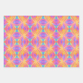 Stropdas-kleurstof  Retro Kleurrijke jaren '90 Inpakpapier Vel (Voorkant 2)