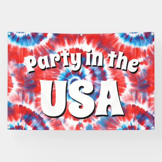 Stropdas-kleurstof Spandoek (Horizontaal)