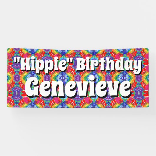 Stropdas-kleurstof Spandoek (Horizontaal)