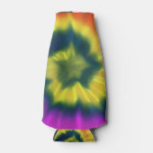 Stropdas-kleurstof spiraal - fleskoeler flesjeskoeler (Voorkant)