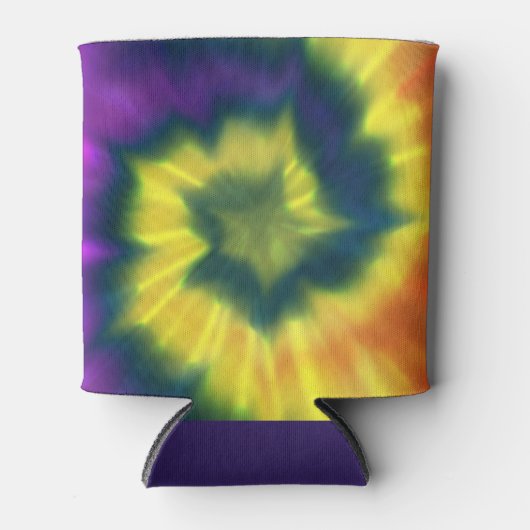 Stropdas-kleurstof spiraal - Koelbox Blikjeskoeler (Voorkant)