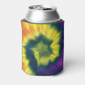 Stropdas-kleurstof spiraal - Koelbox Blikjeskoeler (Blikje Achterkant)