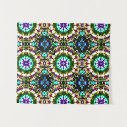 Stropdas-kleurstof Wandkleed (Voorkant (horizontaal))