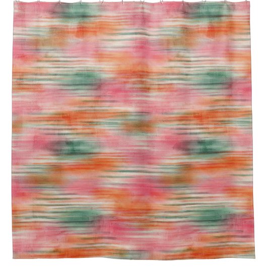 Stropdas-kleurstof Waterverf Douchegordijn (Voorkant)