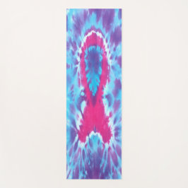 Stropdas-kleurstof Yoga Mat Breastcancer awareness