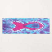 Stropdas-kleurstof Yoga Mat Breastcancer awareness (Voorkant (horizontaal))