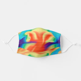 Stropdas-kleurstofgezichtsmasker Stoffen Mondkapje