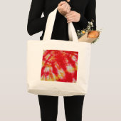 Stropdas-kleurstofontwerp Grote Tote Bag (Voorkant (product))