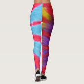 stropdas-kleurstofontwerp leggings (Achterkant)