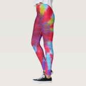 stropdas-kleurstofontwerp leggings (Links)