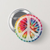 Stropdas-kleurstofsymbool Ronde Button 5,7 Cm (Voorkant /achterkant)