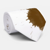 stropdas koffievlek (Opgerold)