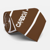 Stropdas koolstofjam (Opgerold)