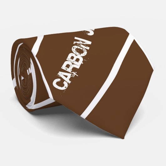 Stropdas koolstofjam (Opgerold)