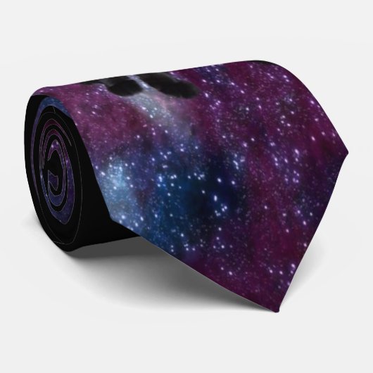 Stropdas kosmisch Kat (Opgerold)