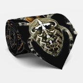 Stropdas  kunstenaar Ernst Haeckel Spiders (Opgerold)