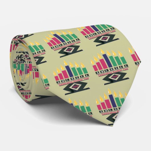 Stropdas KWANZAA (Opgerold)