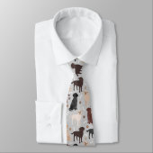 Stropdas labrador Retriever Paws en Botten (Gebonden)