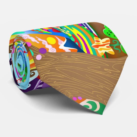 Stropdas "LAND" van vinyl Snoep (Opgerold)