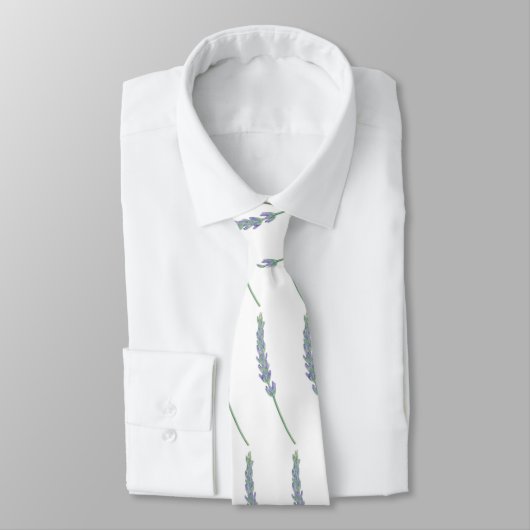 Stropdas Lavender Sprig (Gebonden)