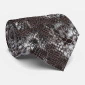 Stropdas lederen snakeskin (57) (Opgerold)