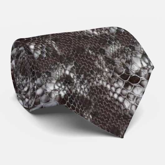 Stropdas lederen snakeskin (57) (Opgerold)