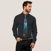 Stropdas lichtblauwe melkweg