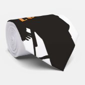 stropdas - Like 'em low - double bass player (Opgerold)