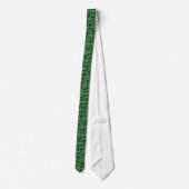 Stropdas Lila - Groen (Achterkant)