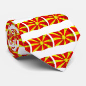 Stropdas Macedonië-vlag (Opgerold)