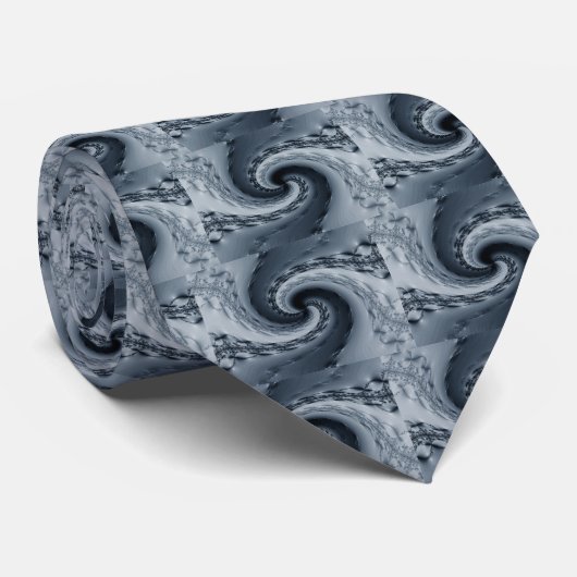 Stropdas - Maelstrom - Blauwe bosbes (Opgerold)