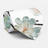 Stropdas Magnolia Pattern (Opgerold)