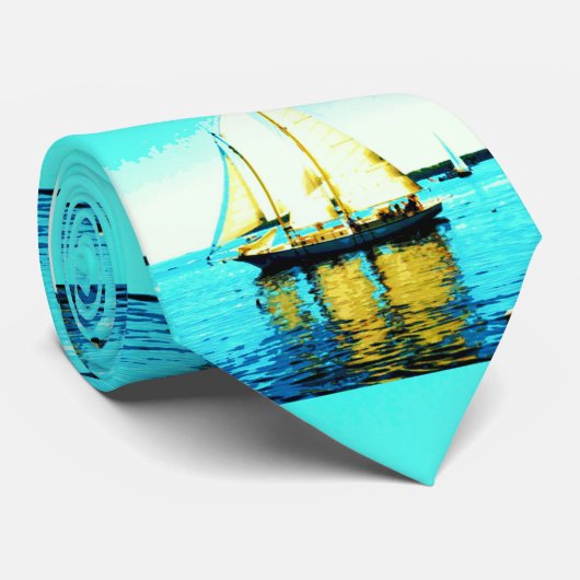 Stropdas Maine schoener (Opgerold)