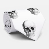 Stropdas Mannen schedel (Opgerold)