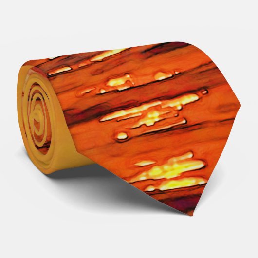 Stropdas meer Lanier Sunset (Opgerold)