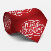 stropdas "MERRY CHRISTMAS" VOOR ALLE MANNEN (Opgerold)