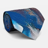 Stropdas met abstract (Opgerold)