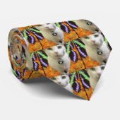 Stropdas met airy Cat (Opgerold)