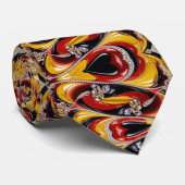 Stropdas met Belgian Colors Design (Opgerold)