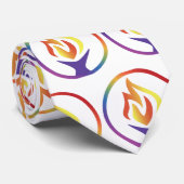 Stropdas met betegelde UUCF logo (Opgerold)