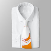 Stropdas met Big Oranje Twirl (Gebonden)