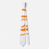 Stropdas met Big Oranje Twirl (Voorkant)