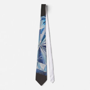 Stropdas met blauwe diamant