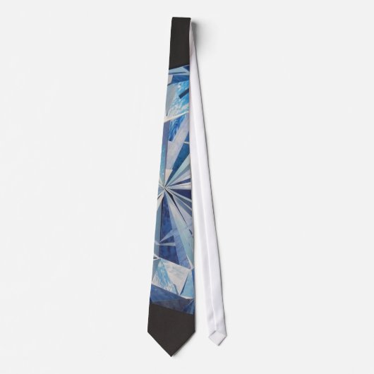 Stropdas met blauwe diamant (Voorkant)