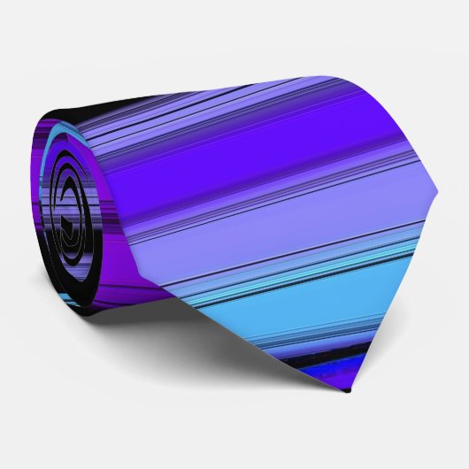 Stropdas met blauwe streep (Opgerold)