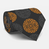 stropdas met bloemmotief (Opgerold)