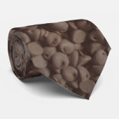 Stropdas met bruine chocolade (Opgerold)