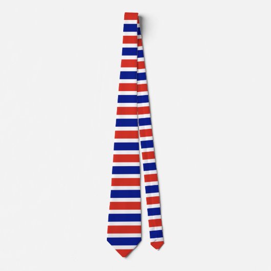 Stropdas met Costa Ricaanse vlag (Voorkant)