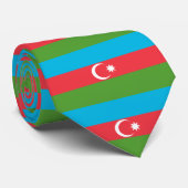 Stropdas met de vlag van Azerbeidzjan (Opgerold)