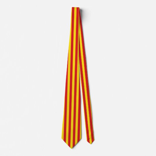 Stropdas met de vlag van Catalonië, Spanje (Voorkant)